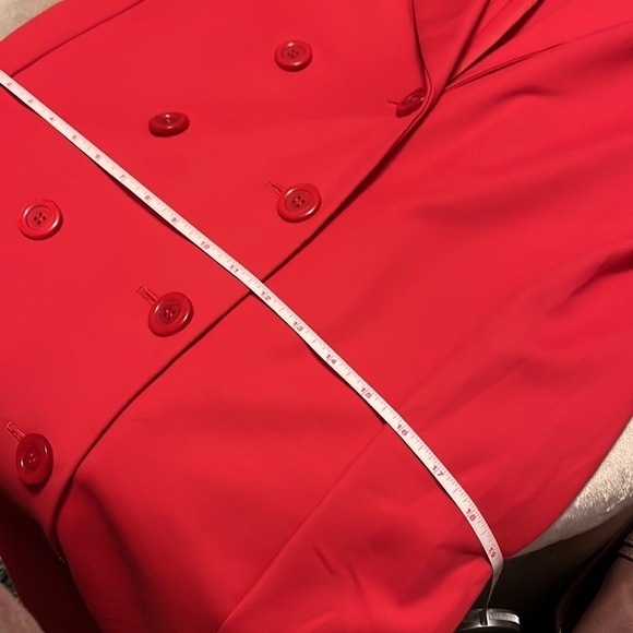 Doncaster collection red sleeveless nylon dress - Picture 8 of 11